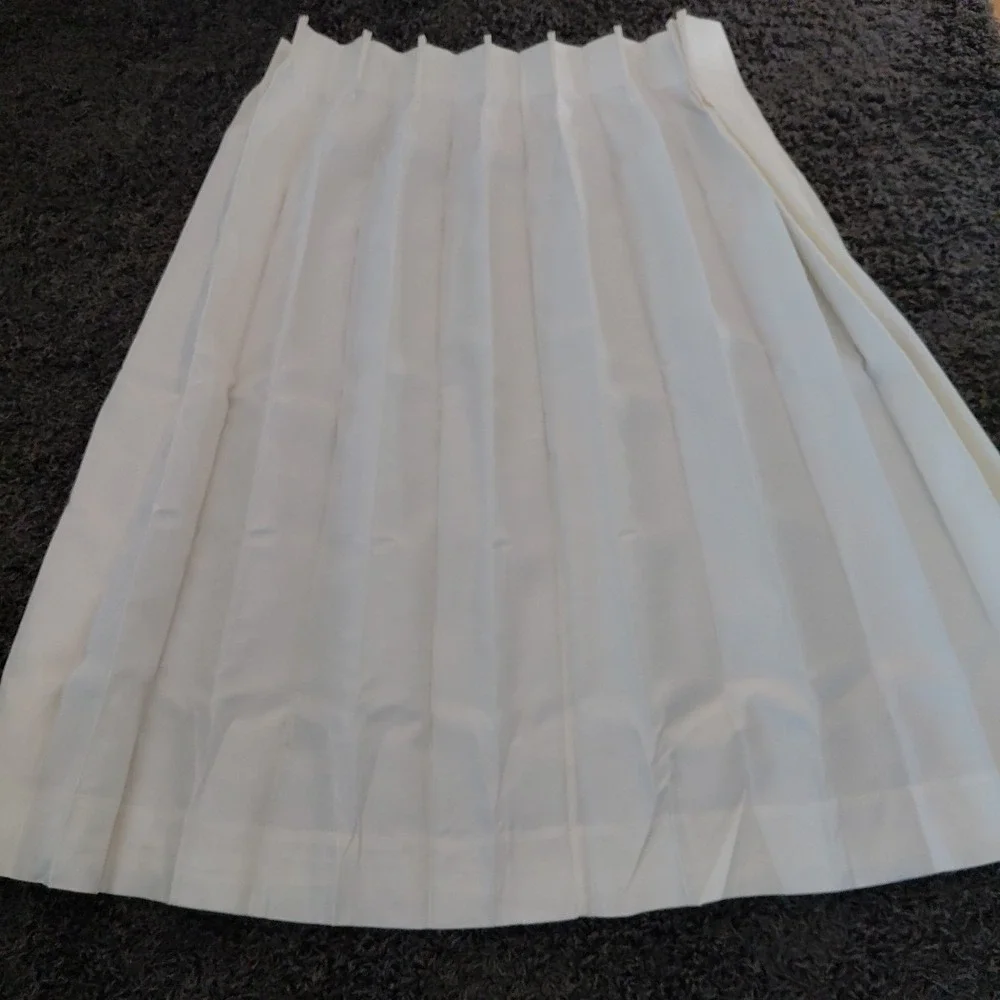 JCPenney Supreme pinch pleat drapes curtain panel pair Ivory Sateen Quite Luxury